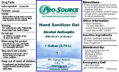 Pro Source 1g Gel 3x5 7679573722 K